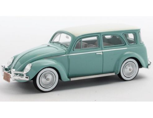 MATRIX SCALE MODELS MX42105-052 VW FUSCA SW PROTOTYPE 1962 TURQUOISE 1:43 Modellino