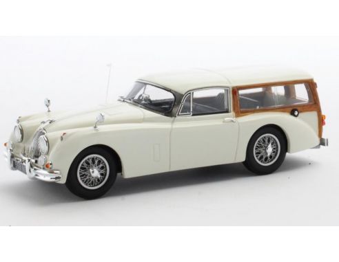 MATRIX SCALE MODELS MX51001-111 JAGUAR XK150 3.4 LITRE FOXBAT SPORTS ESTATE 1959 WHITE 1:43 Modellino