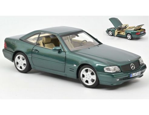 NOREV NV183753 MERCEDES SL 500 1999 GREEN METALLIC 1.18 Modellino