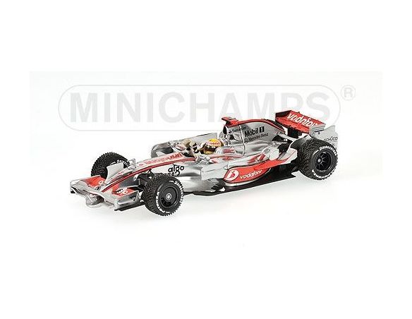 MINICHAMPS 530084332 McLAREN MP4/23 L. HAMILTON GP BRAZIL 2008 W.C. Modellino