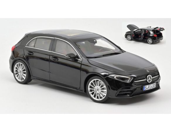 NOREV NV183861 MERCEDES A-CLASS 2018 BLACK 1:18 Modellino