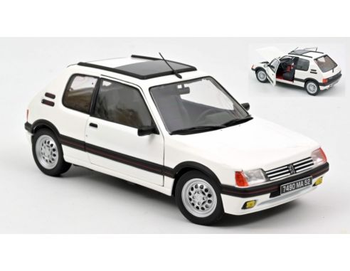 NOREV NV184849 PEUGEOT 205 GTI 1.6 1988 WHITE 1:18 Modellino