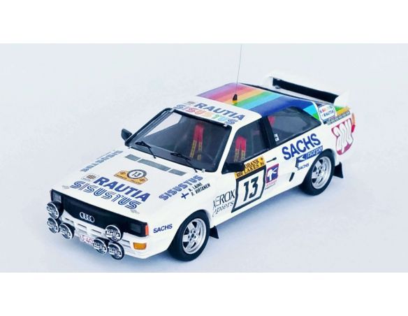 TROFEU TFRRFI21 AUDI QUATTRO 1000 LAKES RALLY 1984 LAINE/VIRTANEN 1:43 Modellino