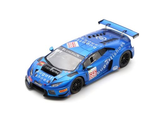 SPARK MODEL SB313 LAMBORGHINI HURACAN N.666 24 H SPA 2018 PENTTINEN-KREBS-MULLER-JASPER Modellino