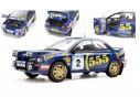 SUNSTAR SS5521 SUBARU IMPREZA 555 N.2 WINNER NEW ZELAND 1994 C.MCRAE-D.RINGER 1:18 Modellino