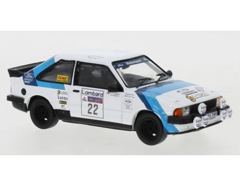 IXO MODEL RAC376A FORD ESCORT MKIII RS 1600i N.22 RAC RALLY 1983AITKEN WALKER/MORGAN1:43 Modellino