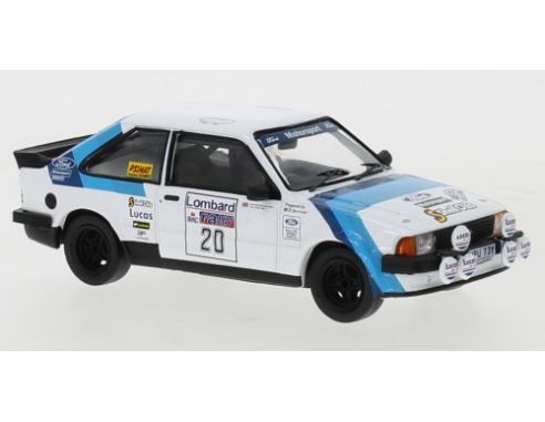 IXO MODEL RAC377B FORD ESCORT MKIII RS 1600i N.20 RAC RALLY 1983WILSON/SHORT 1:43 Modellino