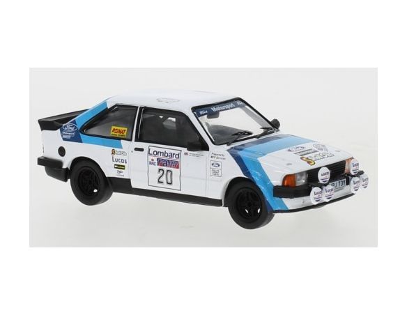 IXO MODEL RAC377B FORD ESCORT MKIII RS 1600i N.20 RAC RALLY 1983WILSON/SHORT 1:43 Modellino