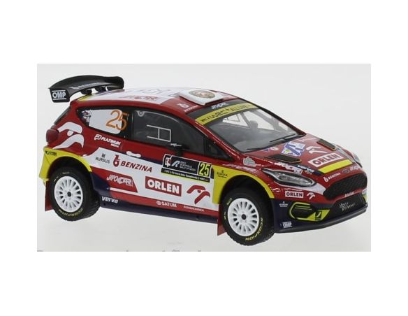 IXO MODEL RAM816LQ FORD FIESTA R5 MKII N.25 WRC2 RALLY ACROPOLIS 2021 PROKOP/ERNST 1:43 Modellino