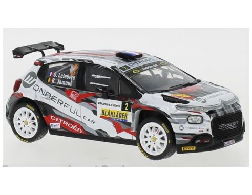 IXO MODEL RAM817LQ CITROEN C3 RALLY2 N.2 RALLY DU CONDROZ-HUY 2021 LEFEBVRE/JAMOUL 1:43 Modellino