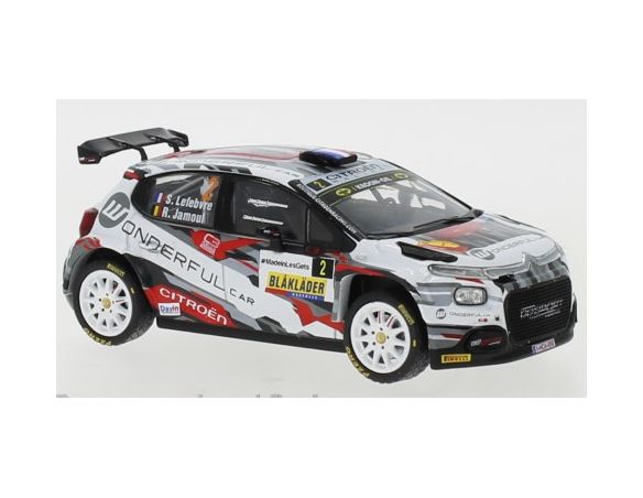 IXO MODEL RAM817LQ CITROEN C3 RALLY2 N.2 RALLY DU CONDROZ-HUY 2021 LEFEBVRE/JAMOUL 1:43 Modellino