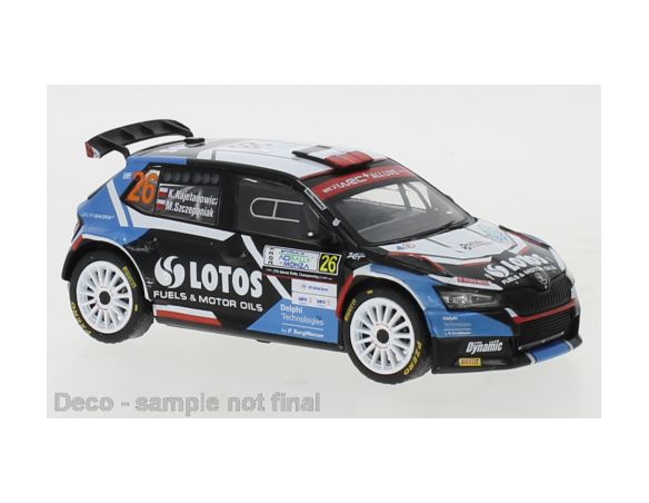 IXO MODEL RAM826A SKODA FABIA RALLY2 EVO N.26 RALLY MONZA 2021 KAJETANOW./SZCZEPAN.1:43 Modellino
