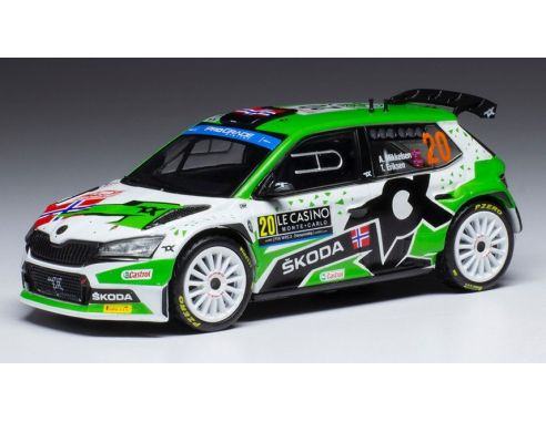 IXO MODEL RAM839 SKODA FABIA RALLY2 EVO N.20 RALLY MONTE CARLO 2022 MIKKELS./TORST.1:43 Modellino