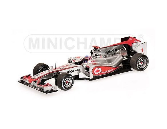 MINICHAMPS 530104301 McLAREN MERCEDES MP 4/25 J. BUTTON 2010 Modellino