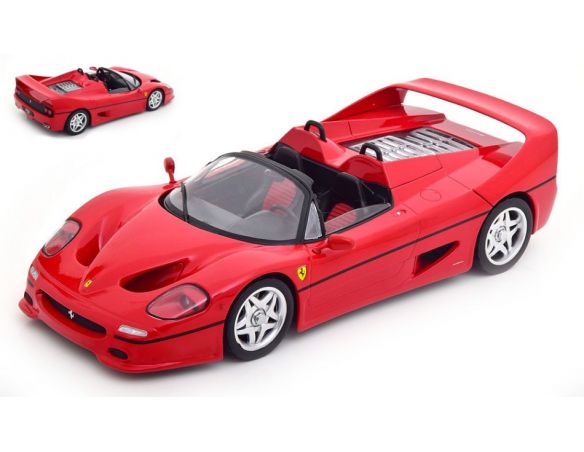 KK SCALE KKDC180951 FERRARI F50 CONVERTIBLE 1995 RED 1:18 Modellino