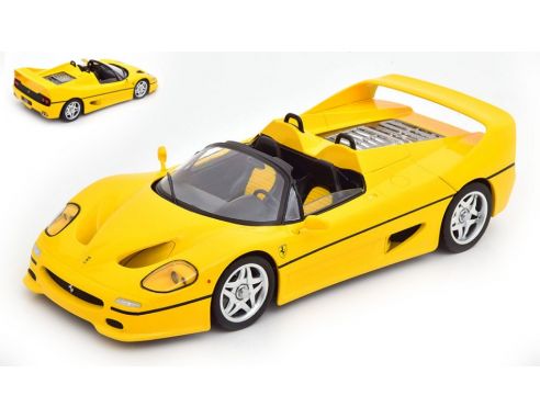 KK SCALE KKDC180952 FERRARI F50 CONVERTIBLE 1995 YELLOW 1:18 Modellino