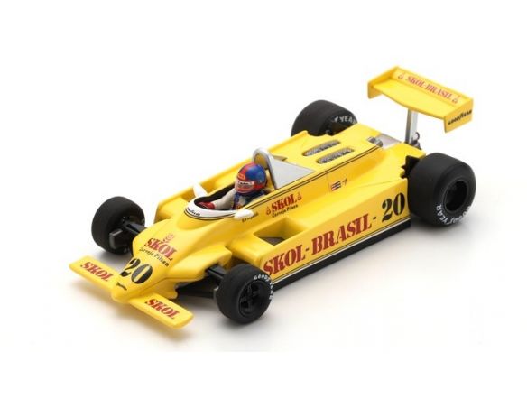 SPARK MODEL S4580 FITTIPALDI F8 EMERSON FITTIPALDI 1980 N.20 BRITISH GP 1:43 Modellino