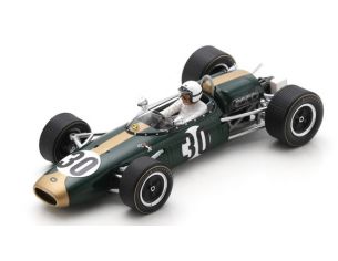 SPARK MODEL S7092 BRABHAM BT22 JO BONNIER 1966 N.30 FRENCH GP 1:43 Modellino