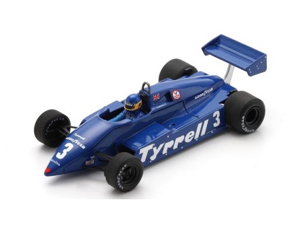 SPARK MODEL S7283 TYRRELL 011 MICHELE ALBORETO 1982 N.3 4th GERMAN GP 1:43 Modellino