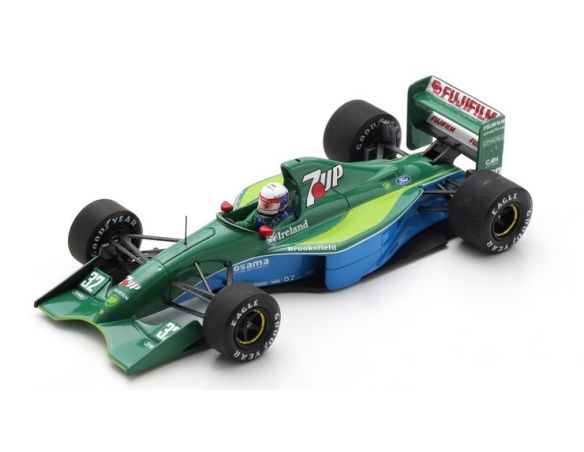 SPARK MODEL S8077 JORDAN 191 BERTRAND GACHOT 1991 N.32 8th CANADIAN GP 1:43 Modellino