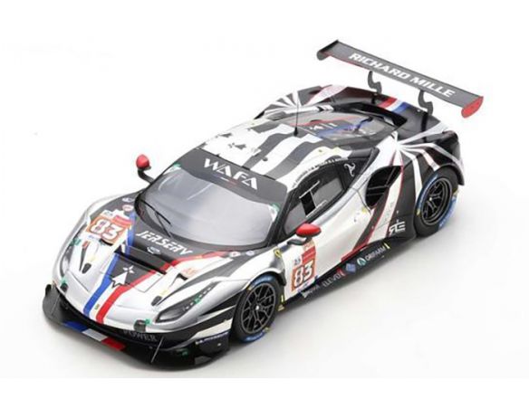 LOOKSMART LS18LM030 FERRARI 488 GTE EVO N.83 WINN.LMGTE AM CLASS 2021 PERR./NIELS./ROV.1:18 Modellino