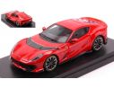 LOOKSMART LS530E FERRARI 812 COMPETIZIONE ROSSO SCUDERIA WITH YELLOW LINES 1:43 Modellino