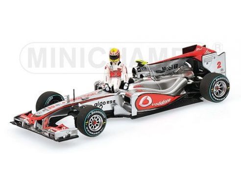MINICHAMPS 530104322 McLAREN MERCEDES MP4/25 L. HAMILTON WINNER GP CANADA 2010 Modellino