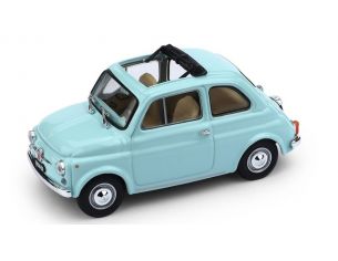 BRUMM BM0454-07 FIAT 500 F 1965-72 AZZURRO ACQUAMARINA 1:43 Modellino