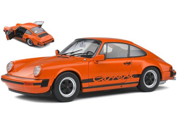 SOLIDO SL1802605 PORSCHE 911 3.0 CARRERA 1977 GULF ORANGE 1:18 Modellino