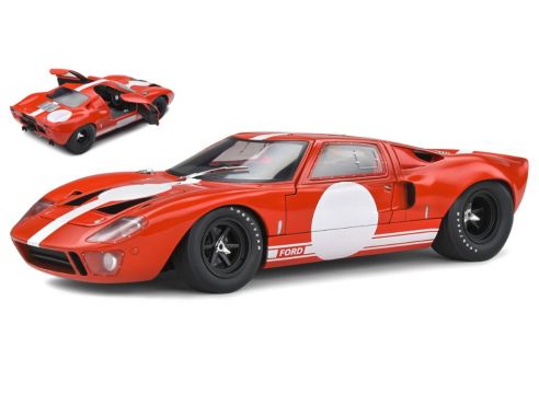 SOLIDO SL1803005 FORD GT40 MK.1 1968 RED RACING 1:18 Modellino