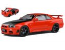 SOLIDO SL1804305 NISSAN SKYLINE (R34) GT-R 1999 ACTIVE RED 1:18 Modellino