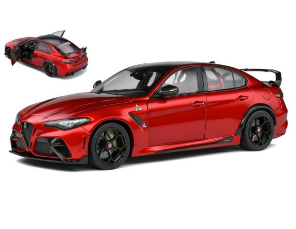 SOLIDO SL1806901 ALFA ROMEO GIULIA GTA M 2021 ROSSO TRISTRATO 1:18 Modellino
