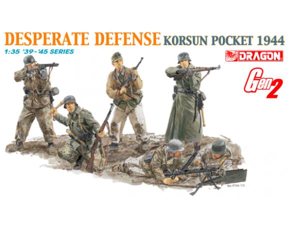 DRAGON D6273 DESPERATE DEFENSE KORSUN KIT 1:35 Modellino