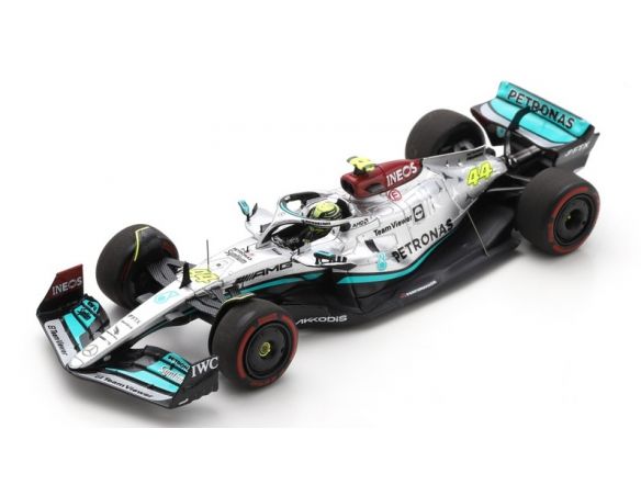 SPARK MODEL S8515 MERCEDES F1 LEWIS HAMILTON 2022 N.44 3rd BAHRAIN GP 1:43 Modellino