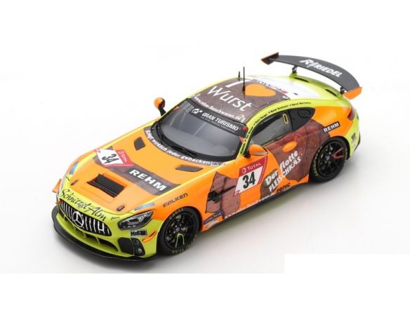 SPARK MODEL SG766 MERCEDES GT4 N.34 WINNER SP 10 24 H NURBURGRING 2021 MARCHEWICZ-BOCKMANN Modellino