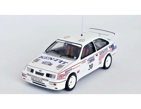 TROFEU TFRRUK77 FORD SIERRA RS COSWORTH 13th RAC RALLY 1987 MELLORS/WHITE 1:43 Modellino