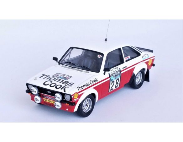 TROFEU TFRRUK78 FORD ESCORT MK2 RAC RALLY 1980 VAN DER MERWE/BOSHOFF 1:43 Modellino