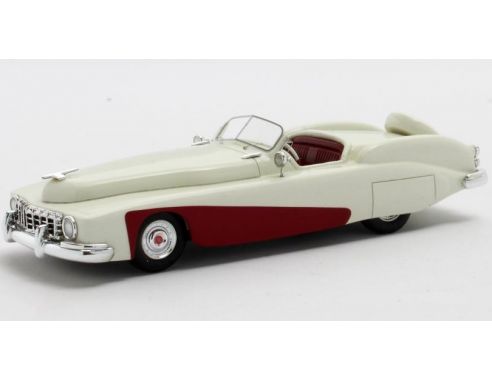 MATRIX SCALE MODELS MX51304-022 MERCURY TEMPLETON SATURN BOB HOPE SPECIAL 1948 WHITE/RED 1:43 Modellino