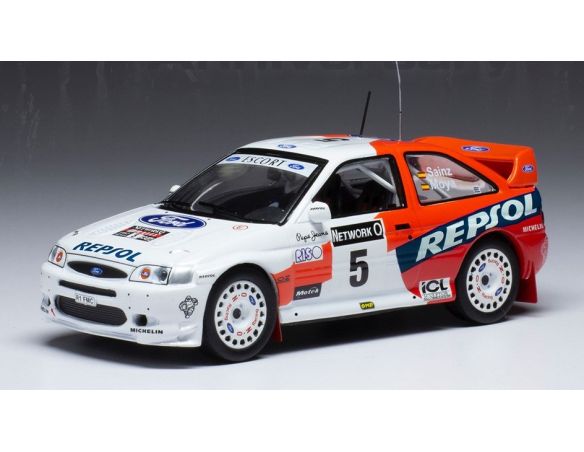 IXO MODEL RAC391A FORD ESCORT WRC N.5 RAC RALLY 1997 25th ANN.SAINZ/MOYA 1:43 Modellino