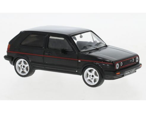 IXO MODEL CLC417N VW GOLF II GTI 1984 MET.BLACK/RED 1:43 Modellino