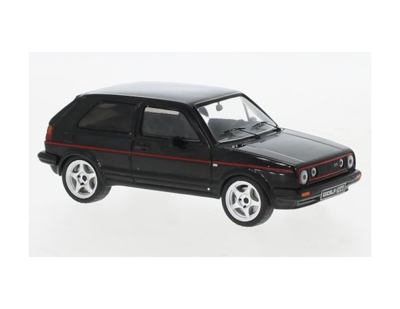 IXO MODEL CLC417N VW GOLF II GTI 1984 MET.BLACK/RED 1:43 Modellino