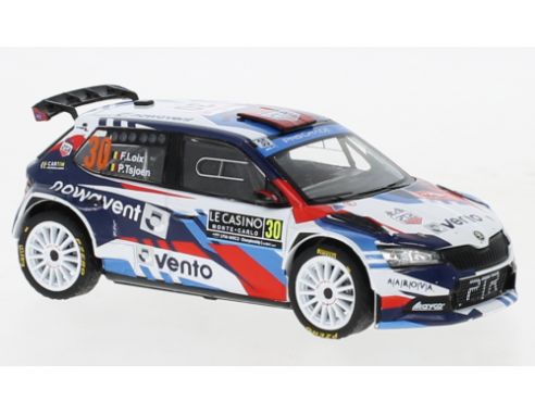 IXO MODEL RAM841 SKODA FABIA RALLY2 EVO N.30 RALLY MONTE CARLO 2022 LOIX/TSJOEN 1:43 Modellino