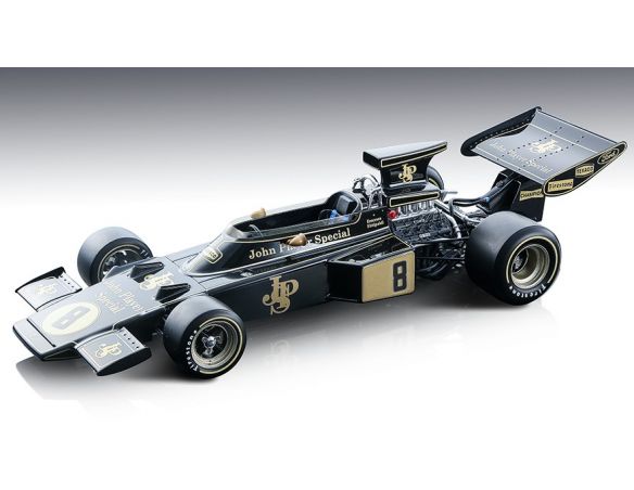 TECNOMODEL TMD18257A LOTUS 72 N.8 WINNER BRITISH GP 1972 E.FITTIPALDI 1:18 Modellino