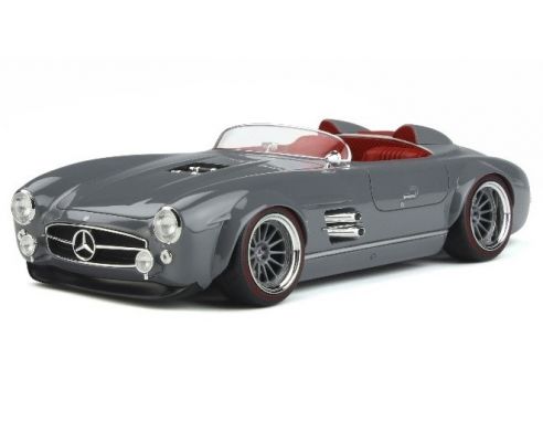 GT SPIRIT GT383 S-KLUB SPEEDSTER BY SLANG500 and JONSIBAL GREY 1:18 Modellino