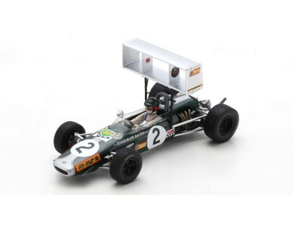 SPARK MODEL SF251 BRABHAM BT23C JOCHEN RINDT 1968 N.2 ESSAIS GP D'ALBI F2 1:43 Modellino