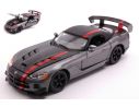 BBURAGO BU22114G DODGE VIPER SRT 10 ACR SILVERGUN/RED 1:24 Modellino