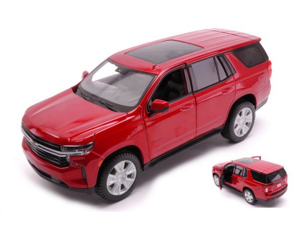 MAISTO MI31533 CHEVROLET TAHOE 2021 METALLIC RED 1:26 Modellino