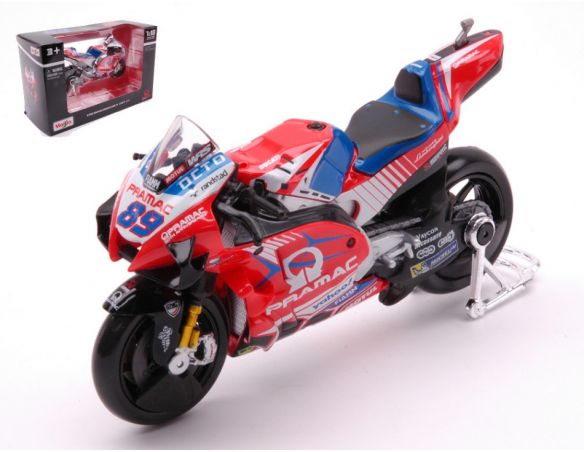 MAISTO MI36379M DUCATI DESMOSEDICI MOTOGP 2021 N.89 JORGE MARTIN 1:18 Modellino