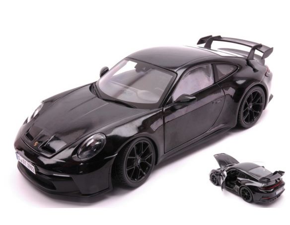 MAISTO MI36458Z PORSCHE 911 GT3 2022 BLACK 1:18 Modellino