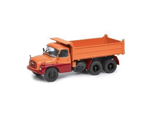 SCHUCO SH2850 TATRA T148 CAMION BENNE ORANGE 1:43 Modellino
